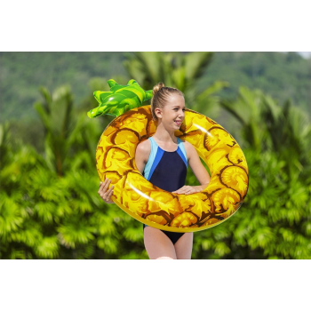 Owocowe Koło dmuchane do pływania Ananas dla dzieci 12+ i dorosłych BESTWAY 116x88cm